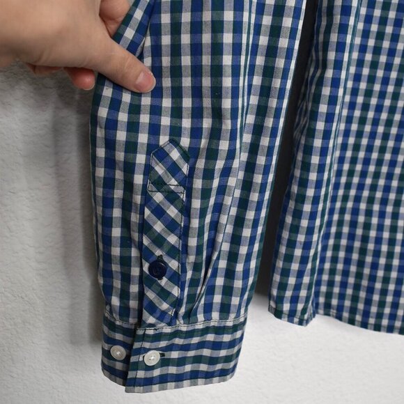 Brooklyn Industries Mens Gingham Button Down Shirt Sz XL Grandpa Preppy Academia - Picture 6 of 16
